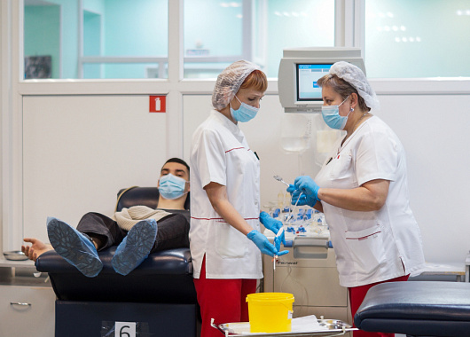 120 литров крови сдали доноры в выходные!